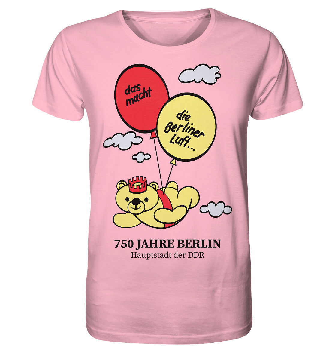 ORGANIC SHIRT UNISEX • 750 JAHRE BERLIN - HAUPTSTADT DER DDR