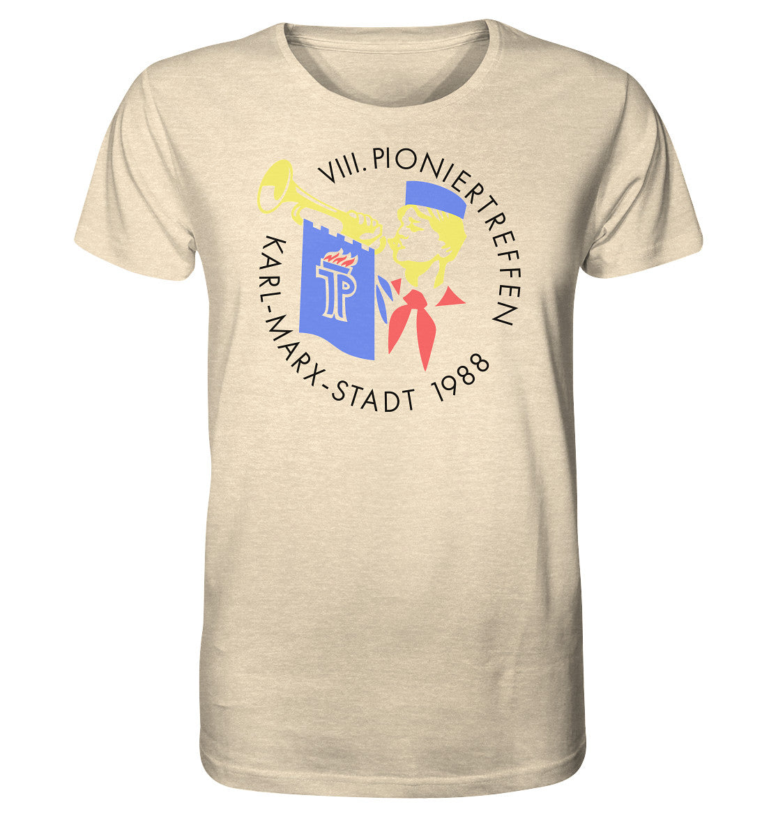ORGANIC SHIRT UNISEX • PIONIERTREFFEN KARL-MARX-STADT - HELL