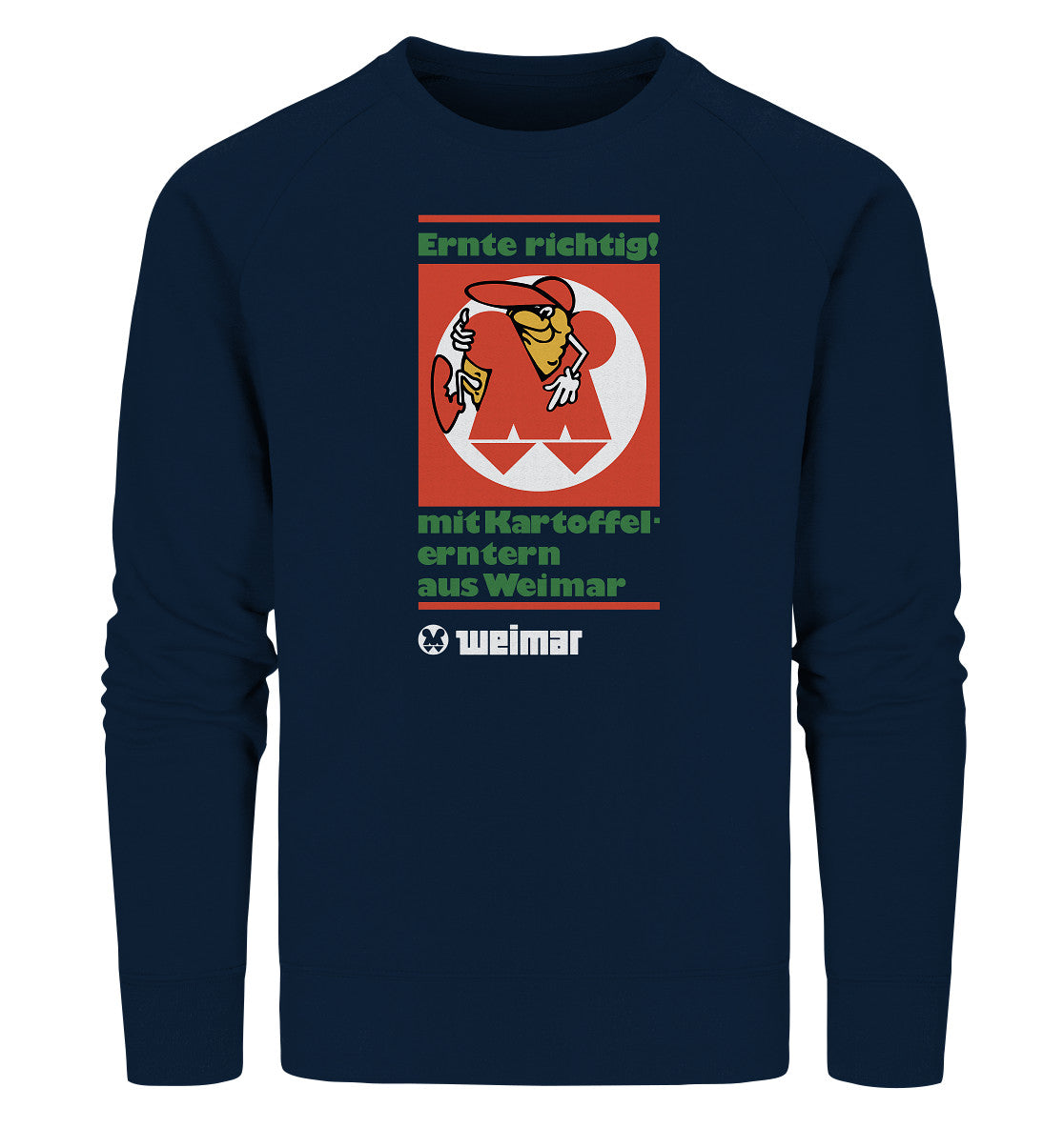 PREMIUM ORGANIC SWEATER UNISEX • KARTOFFELERNTER AUS WEIMAR