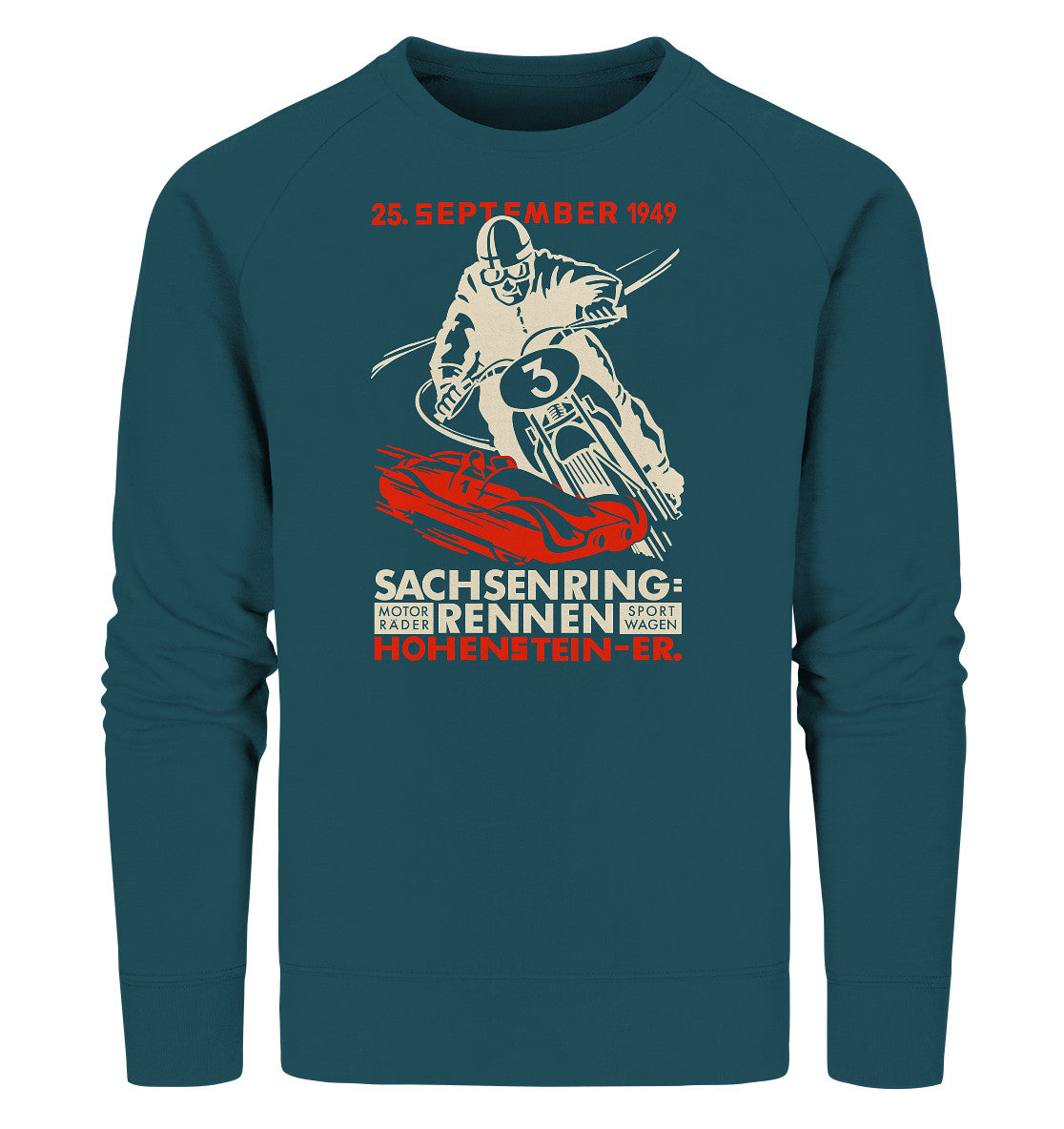 PREMIUM ORGANIC SWEATER UNISEX • SACHSENRING-RENNEN 1949