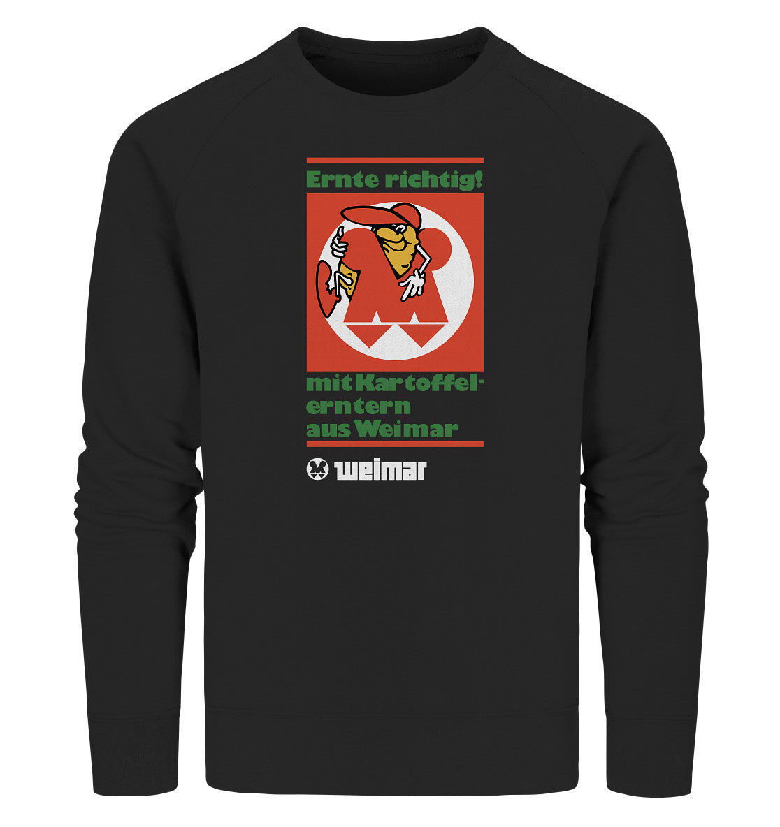 PREMIUM ORGANIC SWEATER UNISEX • KARTOFFELERNTER AUS WEIMAR