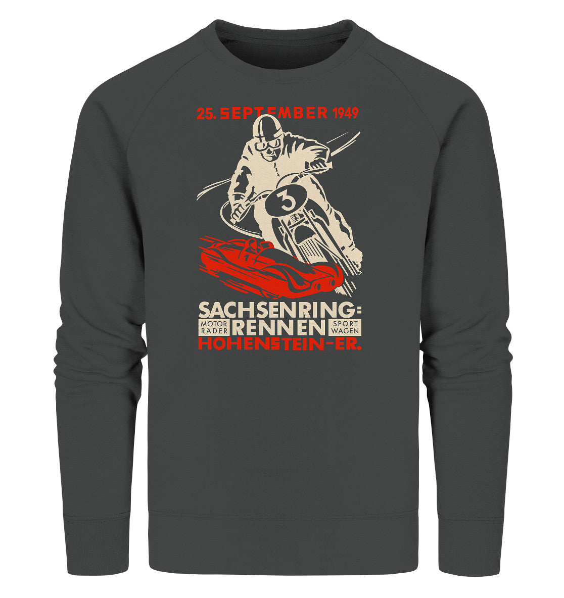 PREMIUM ORGANIC SWEATER UNISEX • SACHSENRING-RENNEN 1949