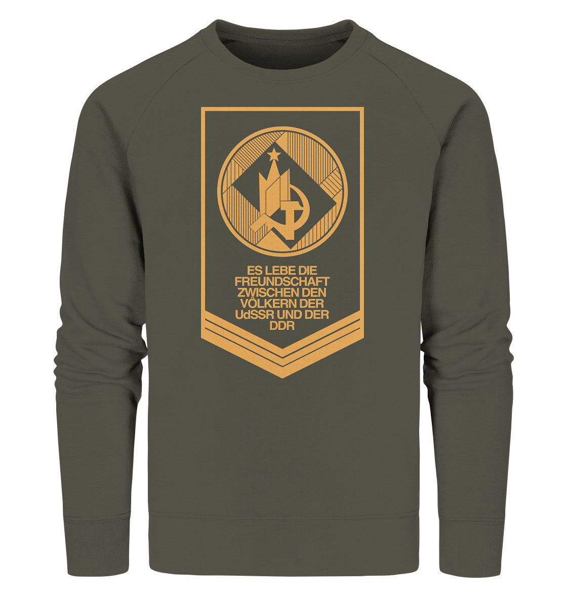 PREMIUM ORGANIC SWEATER UNISEX • FREUNDSCHAFT UDSSR - DDR