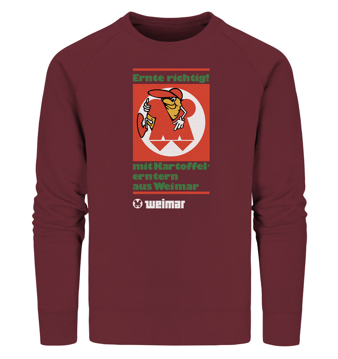 PREMIUM ORGANIC SWEATER UNISEX • KARTOFFELERNTER AUS WEIMAR