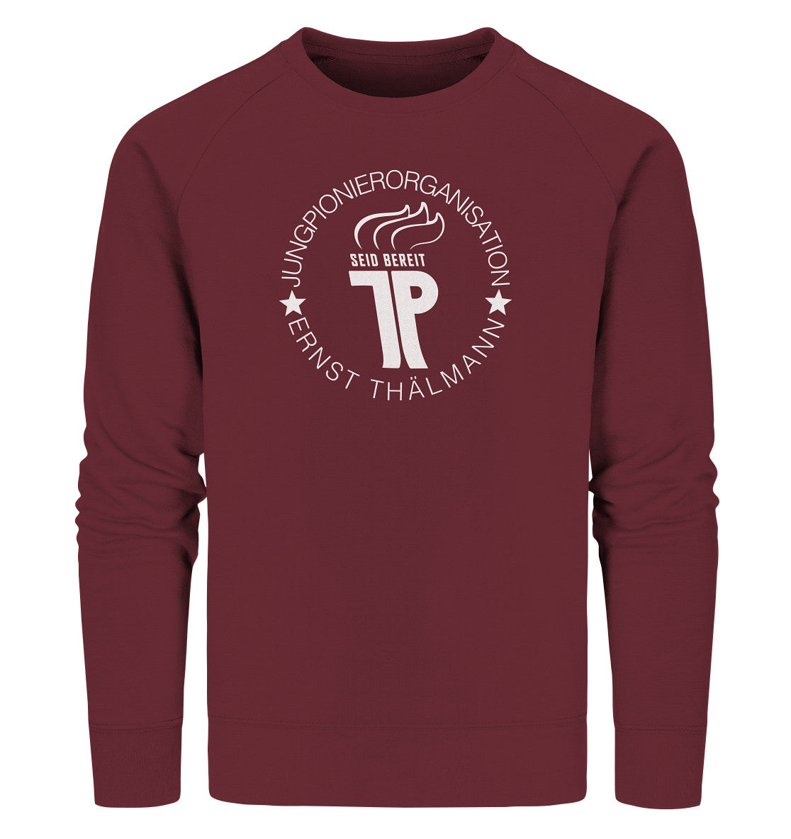 PREMIUM ORGANIC SWEATER UNISEX • JUNGE PIONIERE - DUNKLE