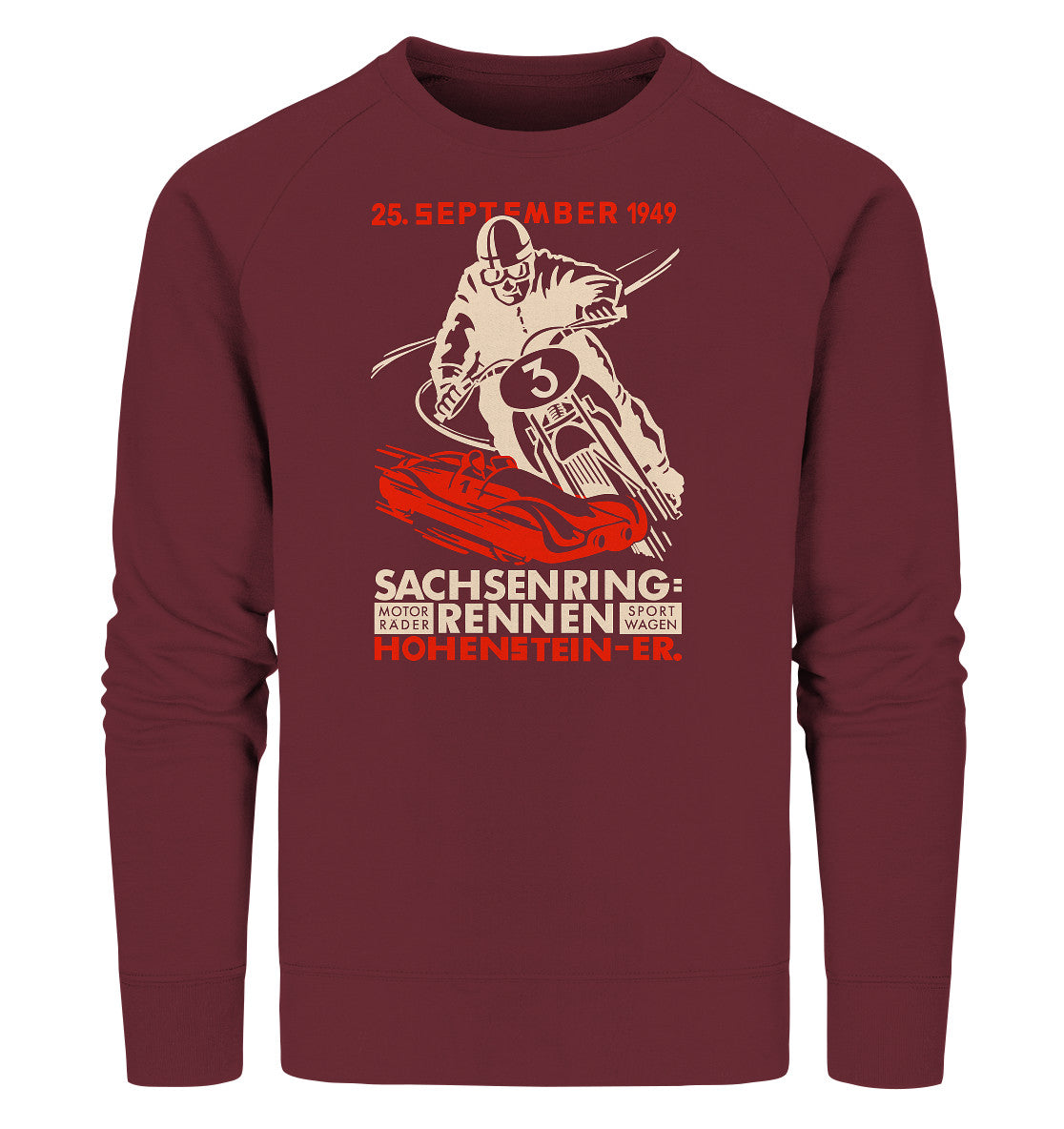 PREMIUM ORGANIC SWEATER UNISEX • SACHSENRING-RENNEN 1949