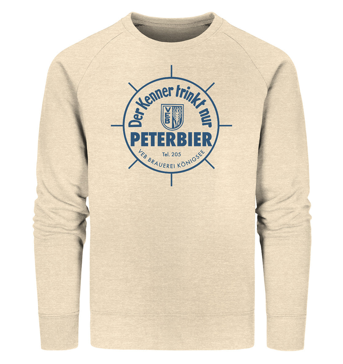 PREMIUM ORGANIC SWEATER UNISEX • PETERBIER - VEB BRAUEREI KÖNIGSEE