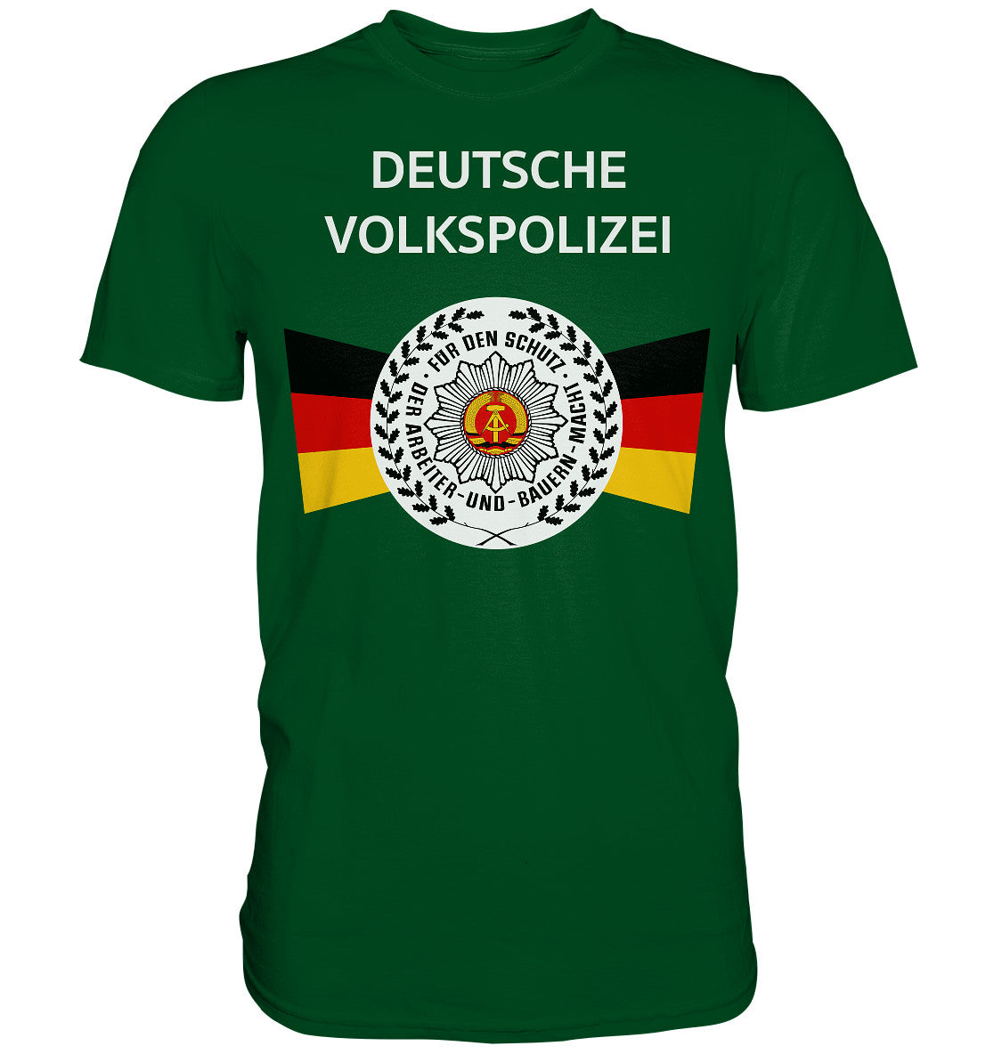 PREMIUM SHIRT UNISEX • DEUTSCHE VOLKSPOLIZEI - ORIGINAL WIMPEL