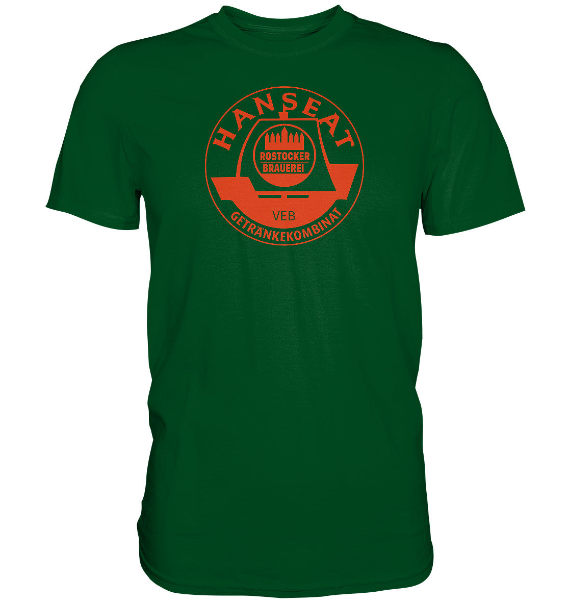 PREMIUM SHIRT UNISEX • HANSEAT ROSTOCKER BRAUEREI VEB