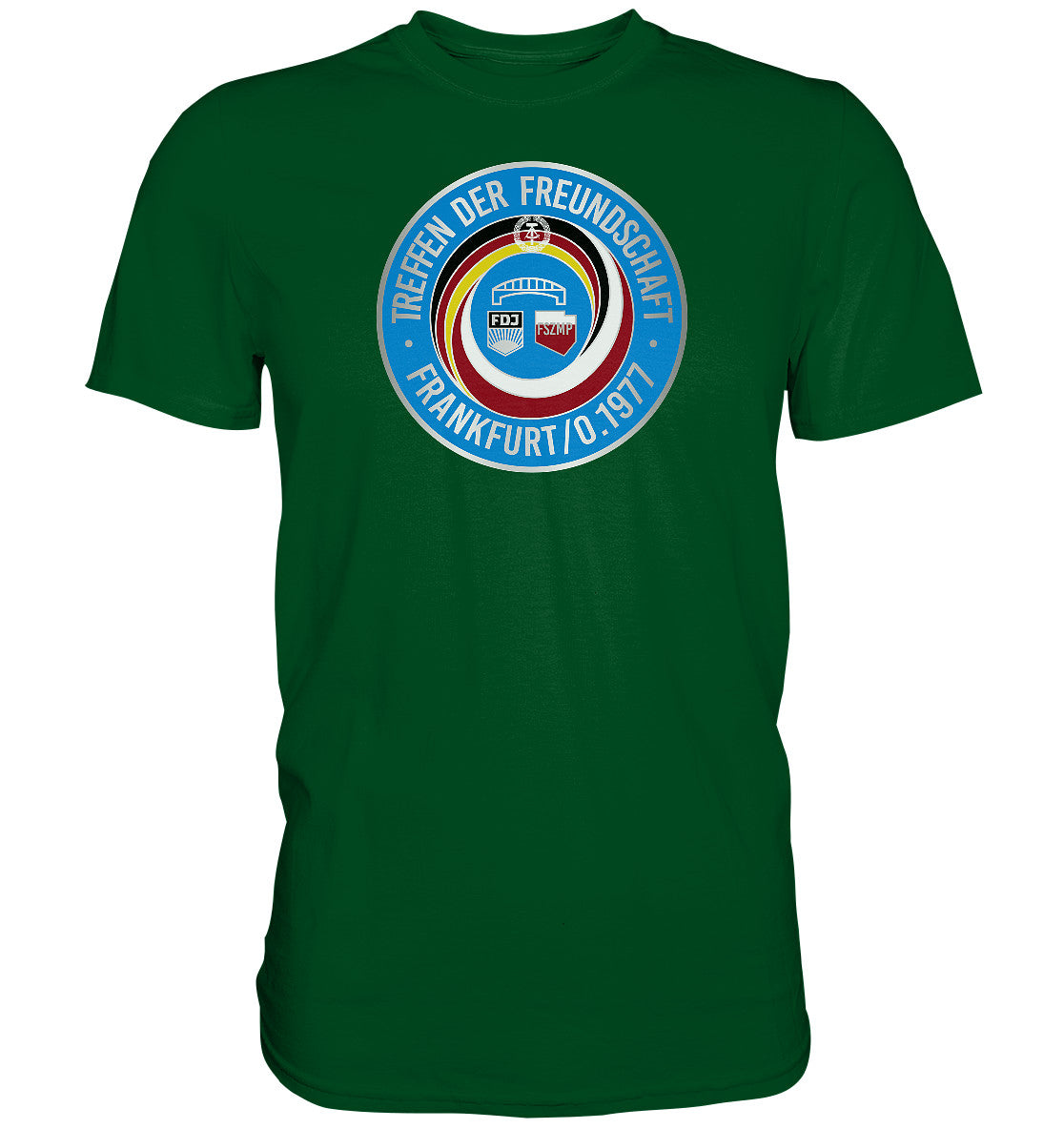 PREMIUM SHIRT UNISEX • TREFFEN DER FREUNDSCHAFT - JUGEND DER DDR & VR POLEN 1977