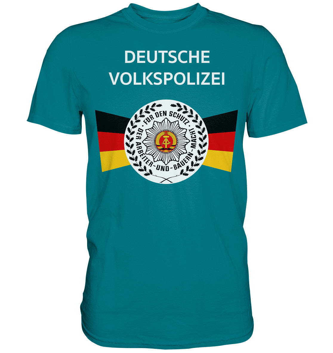 PREMIUM SHIRT UNISEX • DEUTSCHE VOLKSPOLIZEI - ORIGINAL WIMPEL