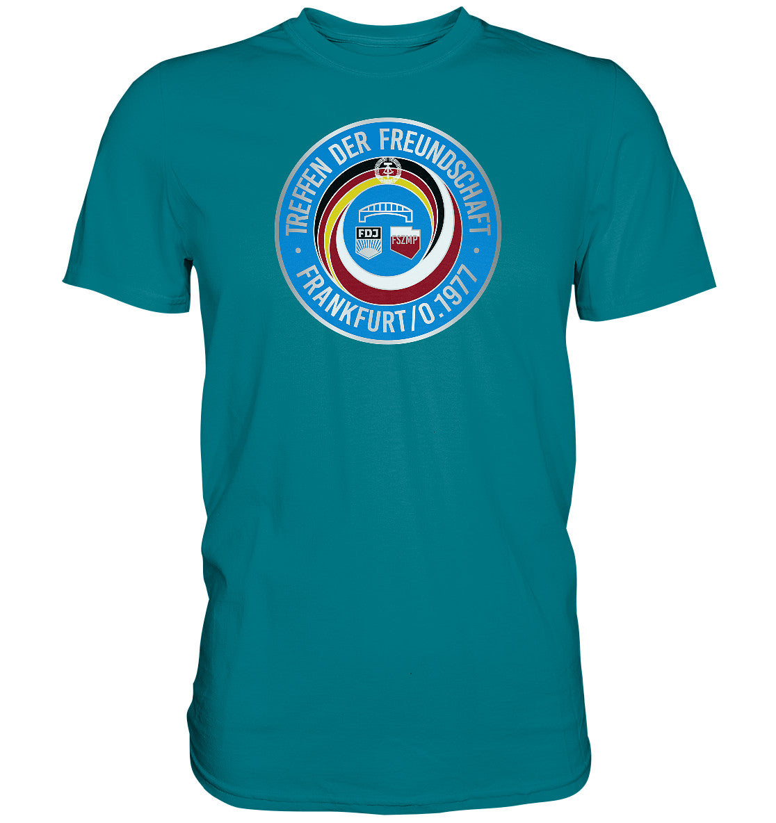 PREMIUM SHIRT UNISEX • TREFFEN DER FREUNDSCHAFT - JUGEND DER DDR & VR POLEN 1977