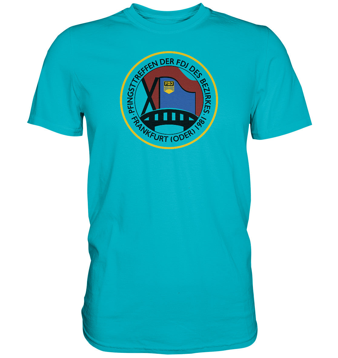 PREMIUM SHIRT UNISEX • FDJ PFINGSTTREFFEN FRANKFURT ODER - 1981