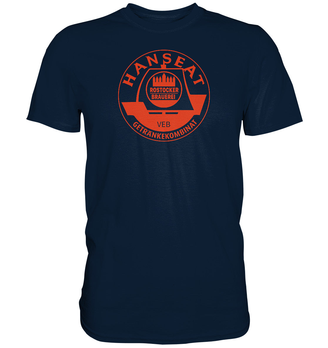 PREMIUM SHIRT UNISEX • HANSEAT ROSTOCKER BRAUEREI VEB