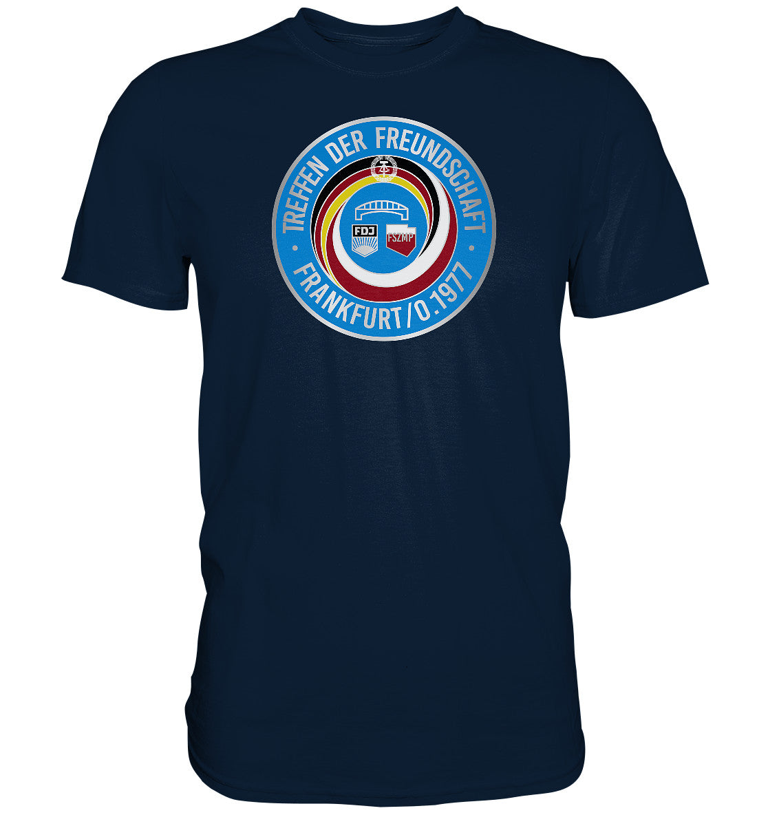 PREMIUM SHIRT UNISEX • TREFFEN DER FREUNDSCHAFT - JUGEND DER DDR & VR POLEN 1977