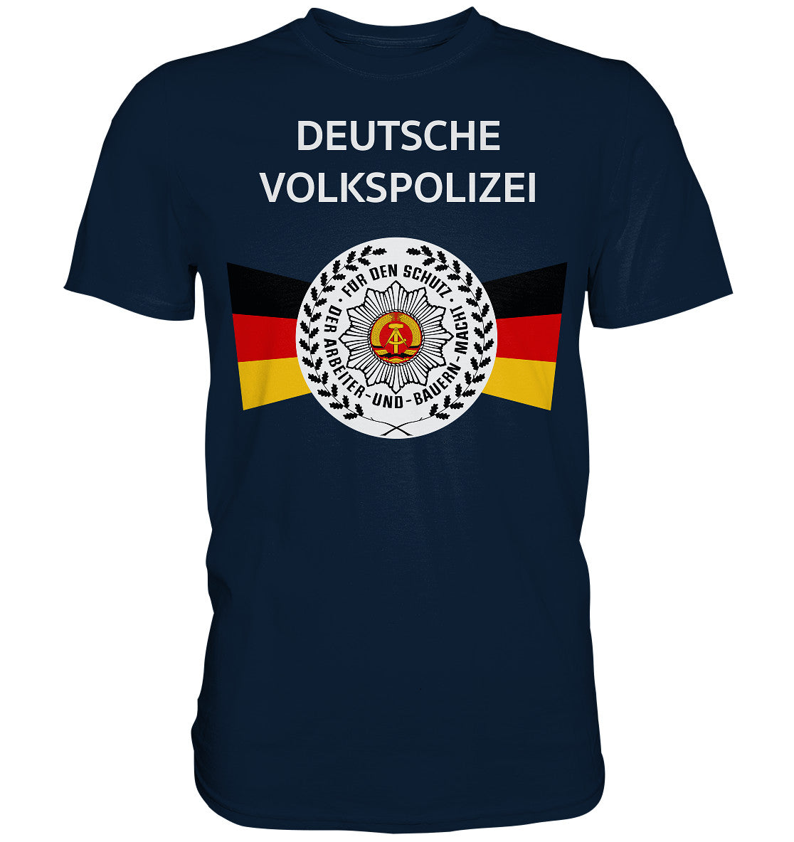 PREMIUM SHIRT UNISEX • DEUTSCHE VOLKSPOLIZEI - ORIGINAL WIMPEL