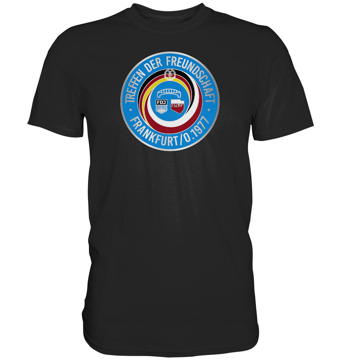 PREMIUM SHIRT UNISEX • TREFFEN DER FREUNDSCHAFT - JUGEND DER DDR & VR POLEN 1977