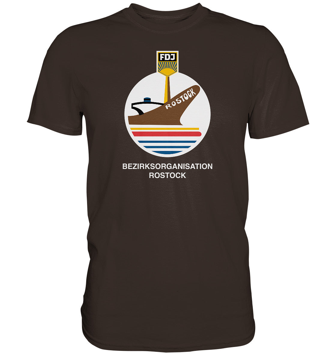 PREMIUM SHIRT UNISEX • FDJ BEZIRKSORGANISATION ROSTOCK