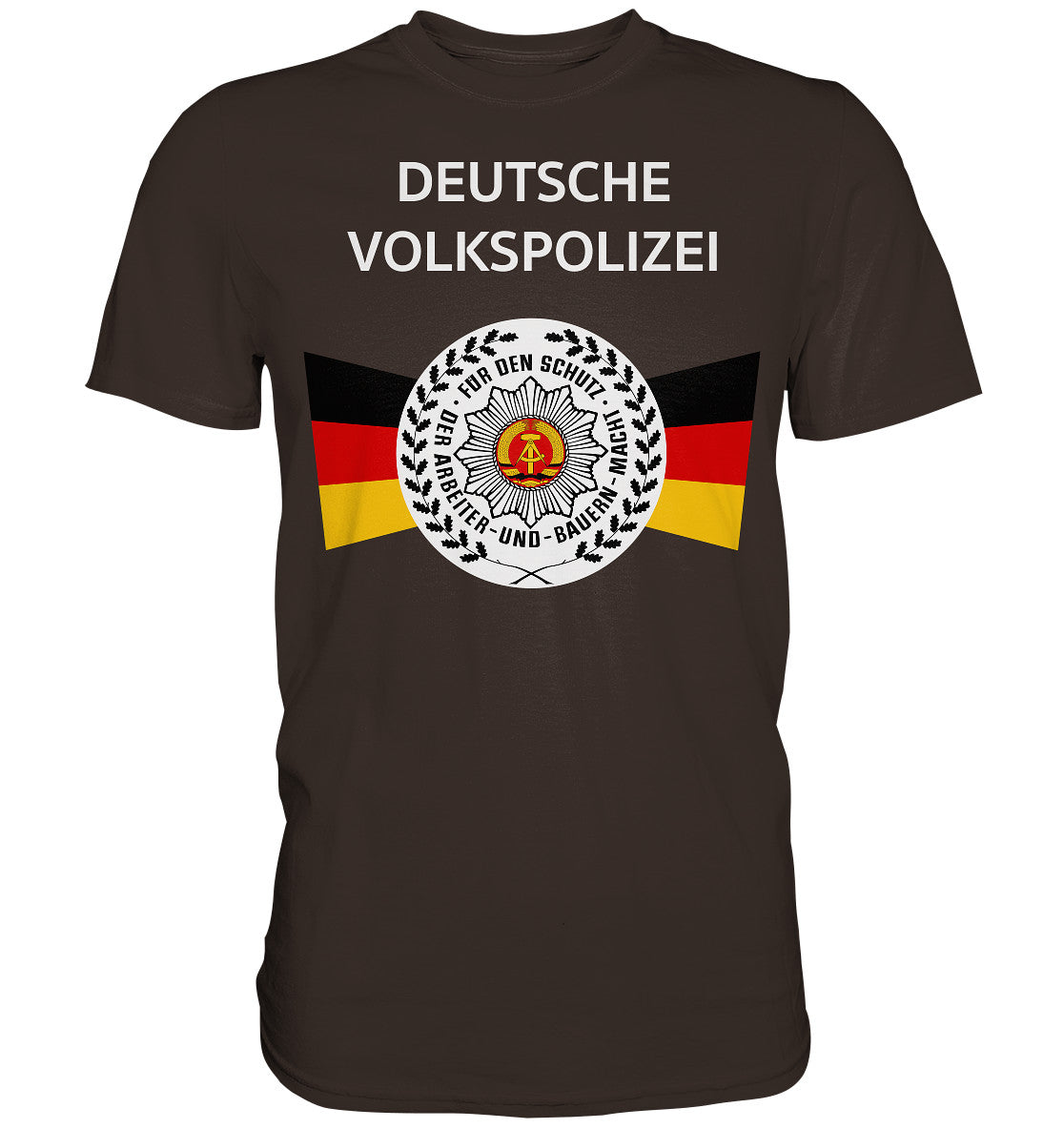 PREMIUM SHIRT UNISEX • DEUTSCHE VOLKSPOLIZEI - ORIGINAL WIMPEL