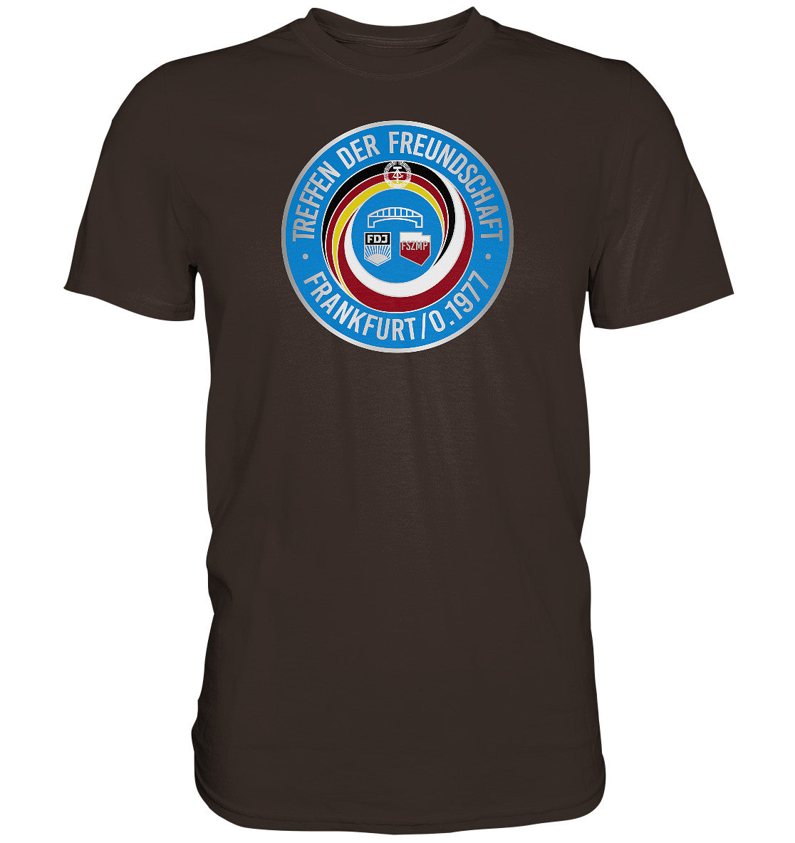 PREMIUM SHIRT UNISEX • TREFFEN DER FREUNDSCHAFT - JUGEND DER DDR & VR POLEN 1977