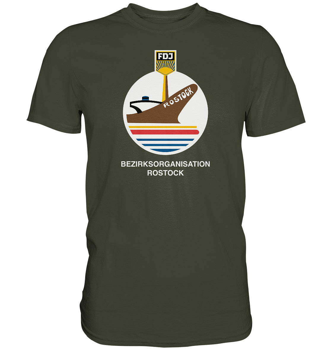PREMIUM SHIRT UNISEX • FDJ BEZIRKSORGANISATION ROSTOCK