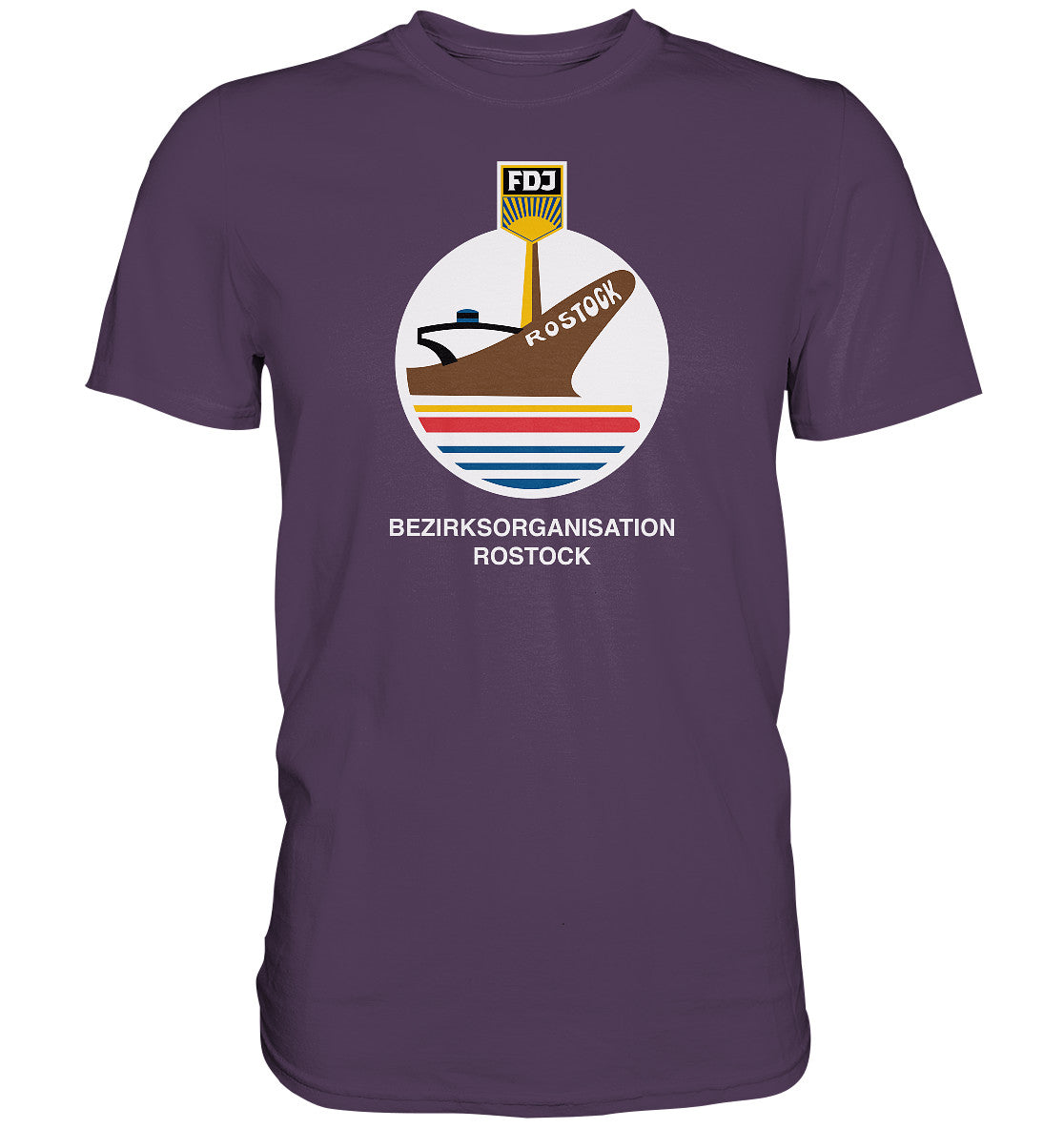 PREMIUM SHIRT UNISEX • FDJ BEZIRKSORGANISATION ROSTOCK