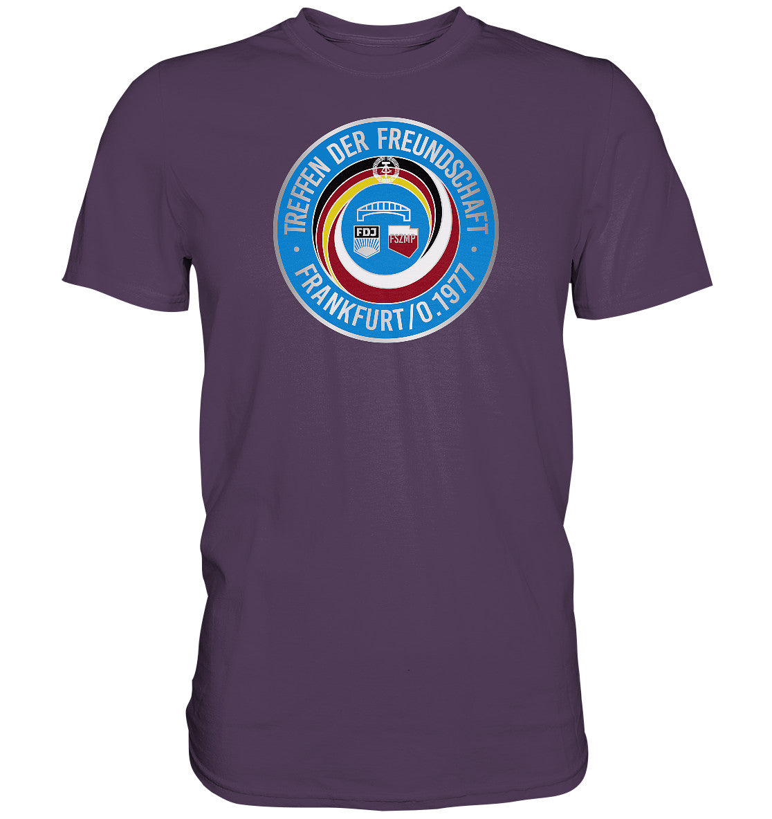 PREMIUM SHIRT UNISEX • TREFFEN DER FREUNDSCHAFT - JUGEND DER DDR & VR POLEN 1977