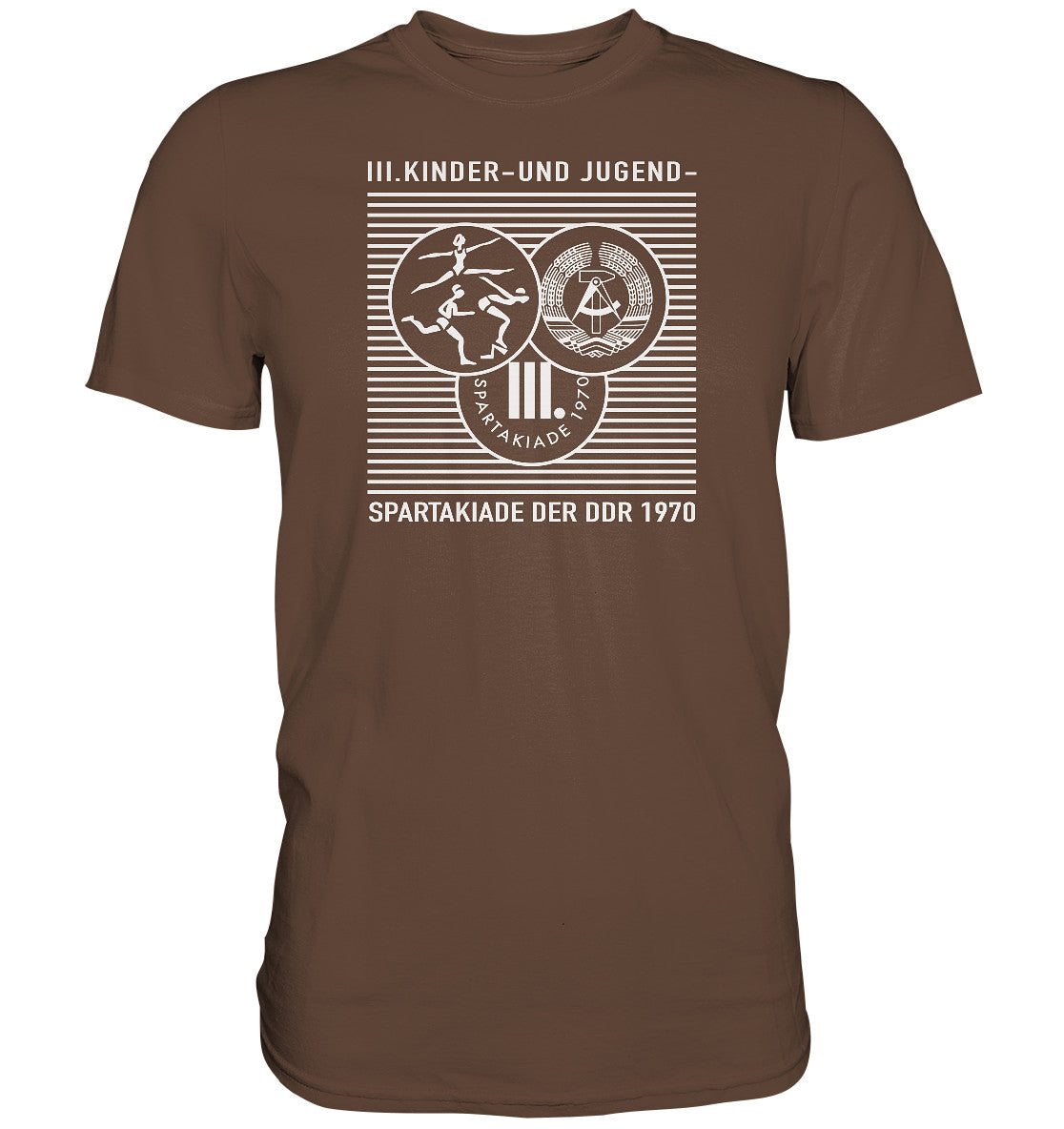 PREMIUM SHIRT UNISEX • DDR KINDER- UND JUGENDSPARTAKIADE 1970