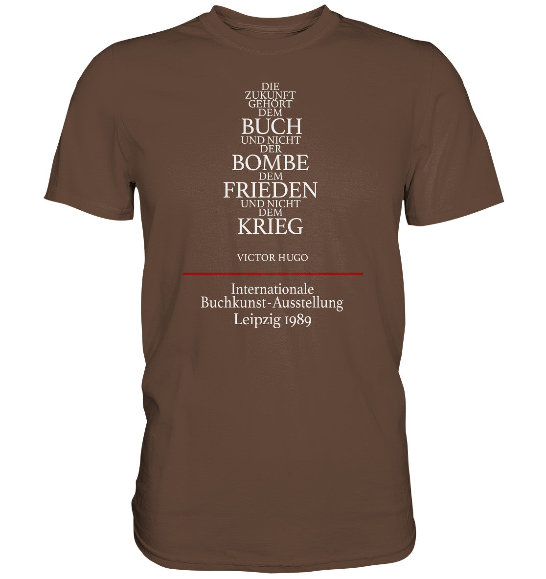 PREMIUM SHIRT UNISEX • BUCHKUNST-AUSSTELLUNG LEIPZIG 1989