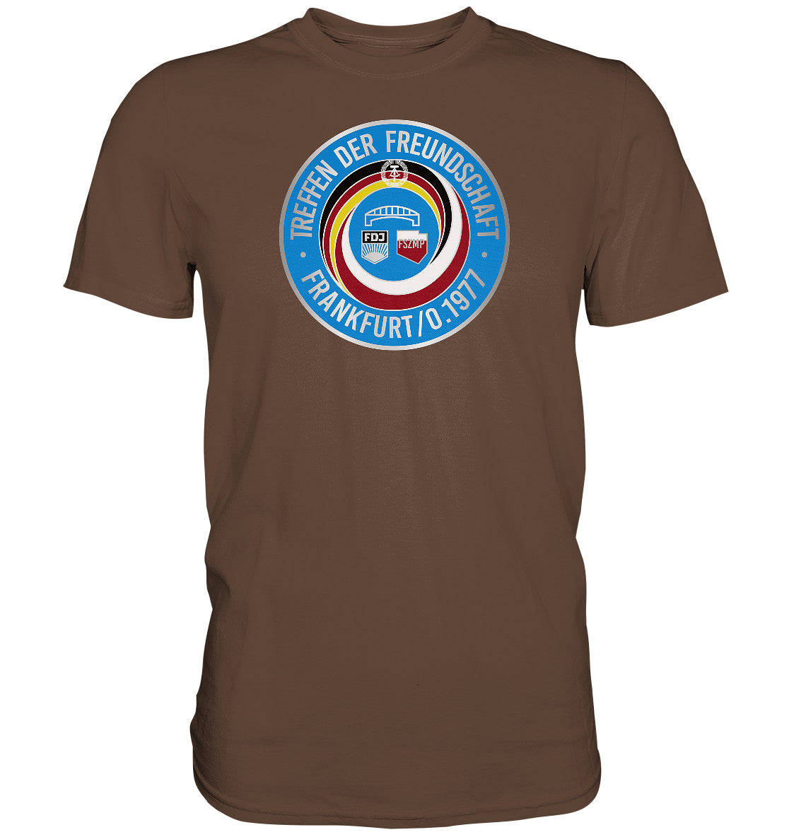 PREMIUM SHIRT UNISEX • TREFFEN DER FREUNDSCHAFT - JUGEND DER DDR & VR POLEN 1977