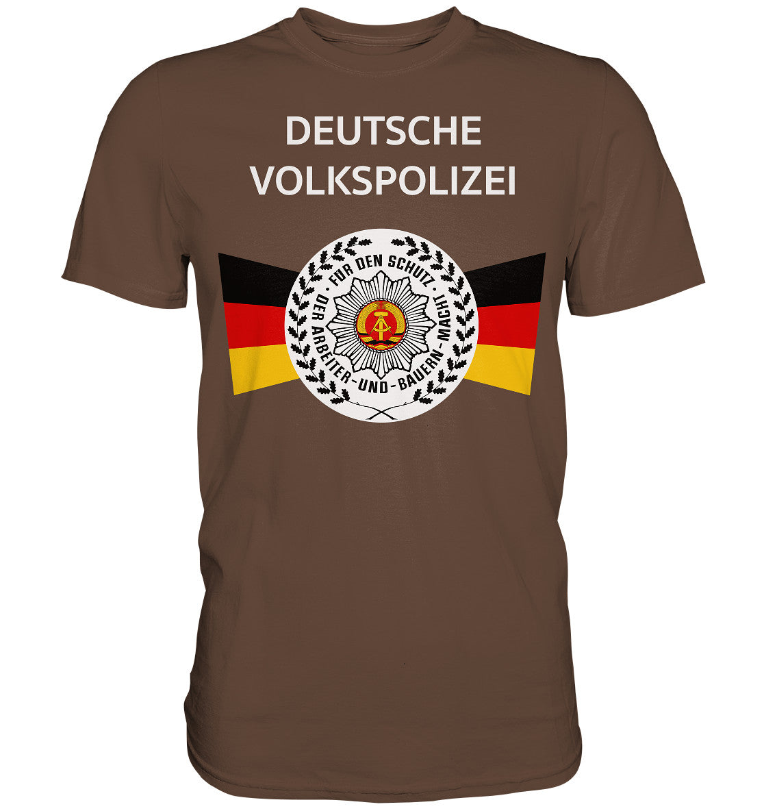 PREMIUM SHIRT UNISEX • DEUTSCHE VOLKSPOLIZEI - ORIGINAL WIMPEL