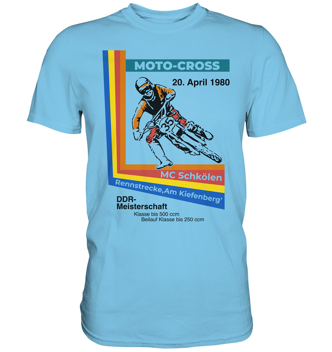 PREMIUM SHIRT UNISEX • DDR MOTOCROSS MEISTERSCHAFT 1980