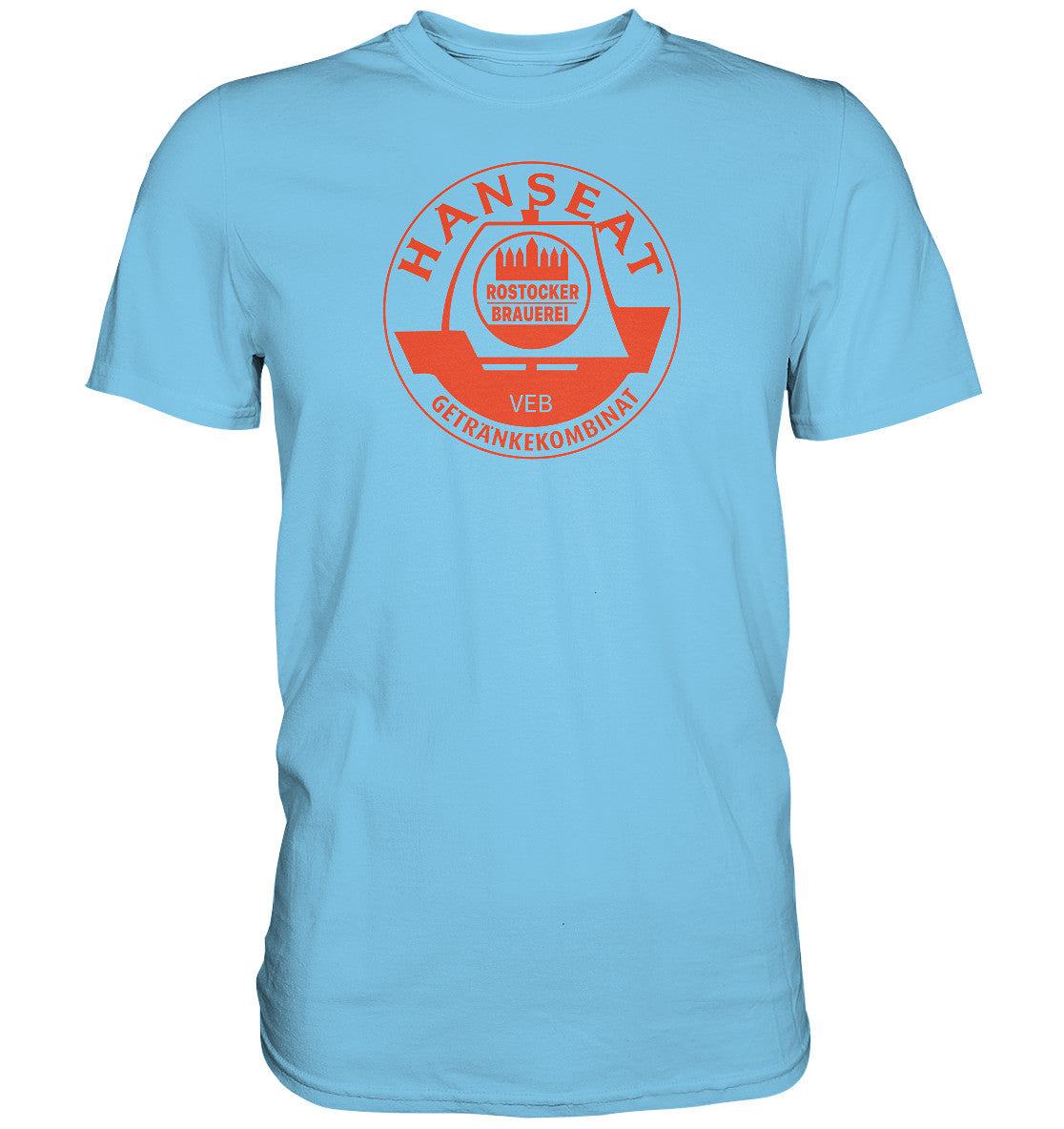 PREMIUM SHIRT UNISEX • HANSEAT ROSTOCKER BRAUEREI VEB