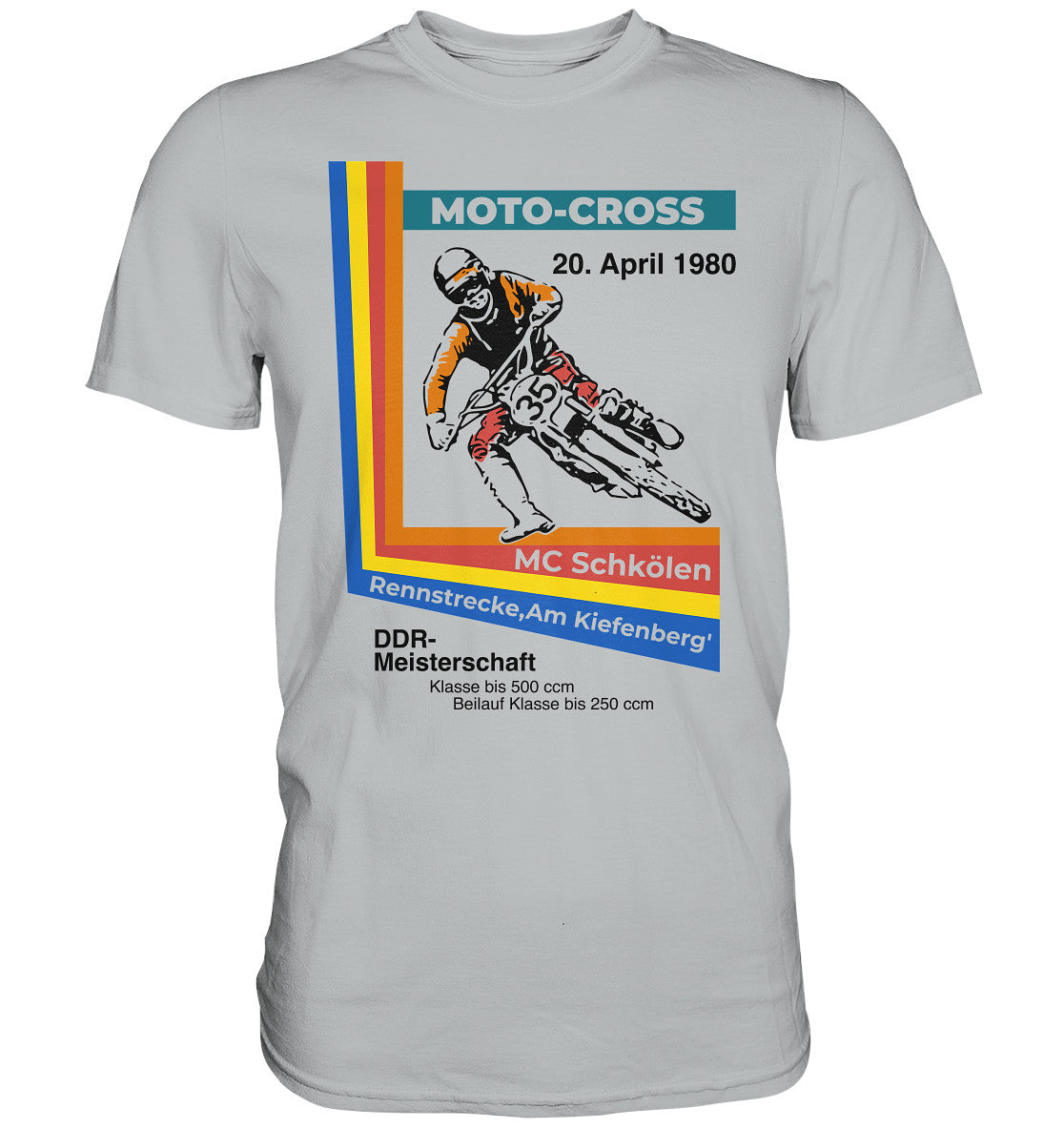 PREMIUM SHIRT UNISEX • DDR MOTOCROSS MEISTERSCHAFT 1980