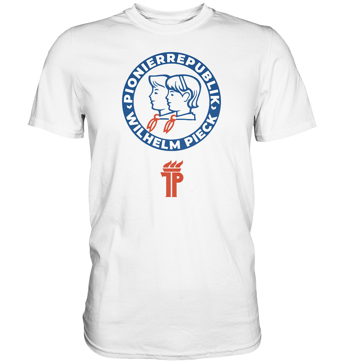PREMIUM SHIRT UNISEX • PIONIERREPUBLIK WILHELM PIECK BRANDENBURG