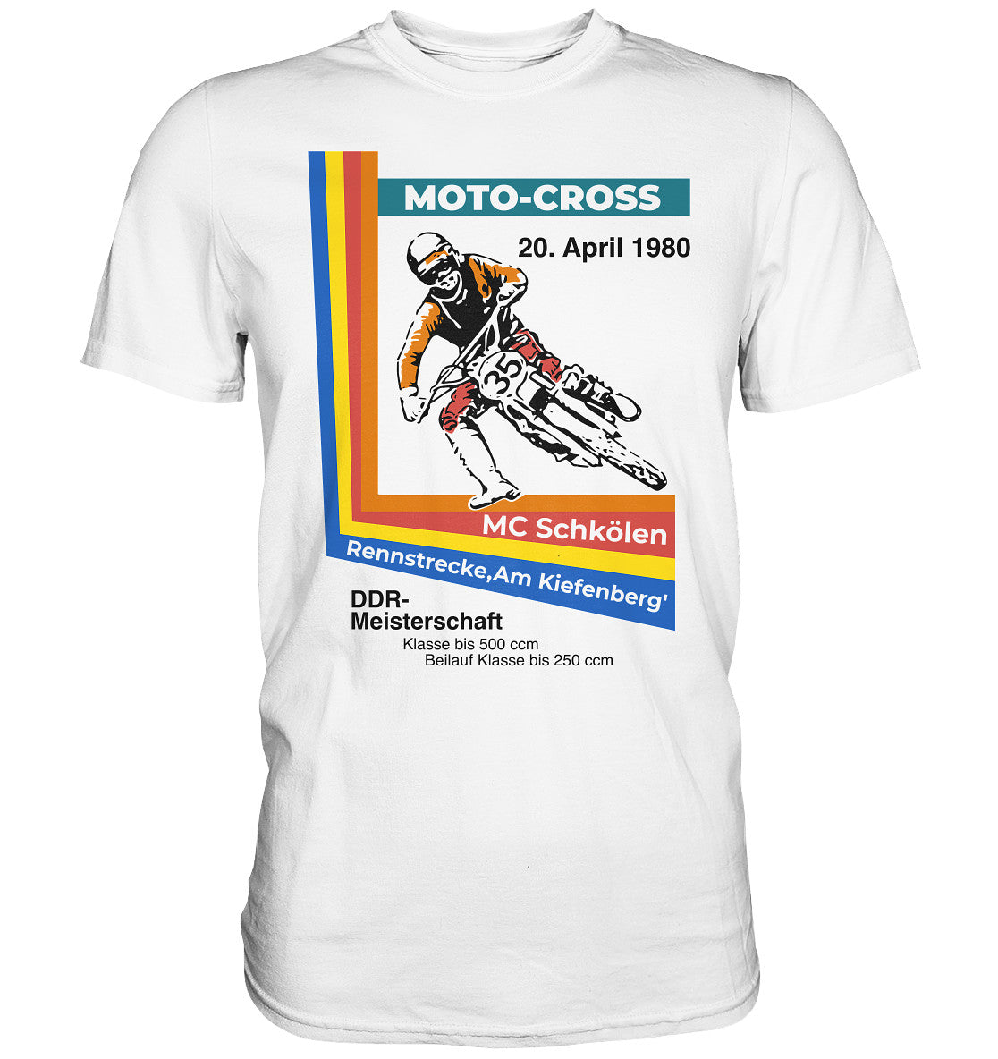 PREMIUM SHIRT UNISEX • DDR MOTOCROSS MEISTERSCHAFT 1980