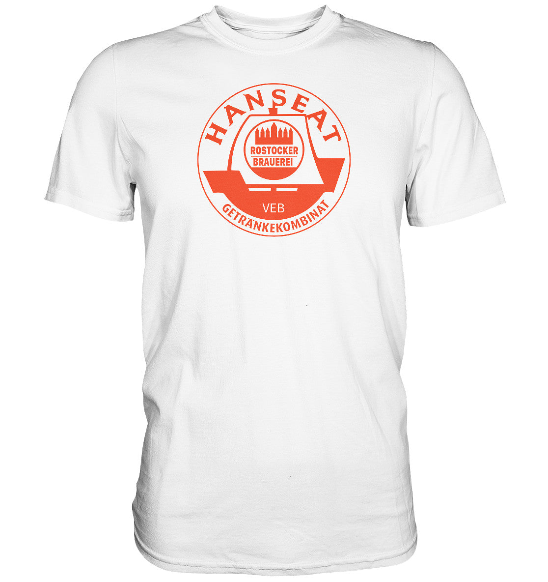 PREMIUM SHIRT UNISEX • HANSEAT ROSTOCKER BRAUEREI VEB