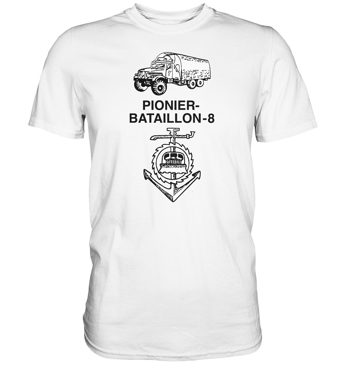 PREMIUM SHIRT UNISEX • NVA PIONIERBATAILLON 8