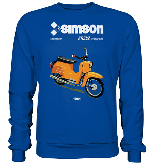 PULLOVER UNISEX • SIMSON SCHWALBE KR51-2 (ORIGINALPROSPEKT 1964)