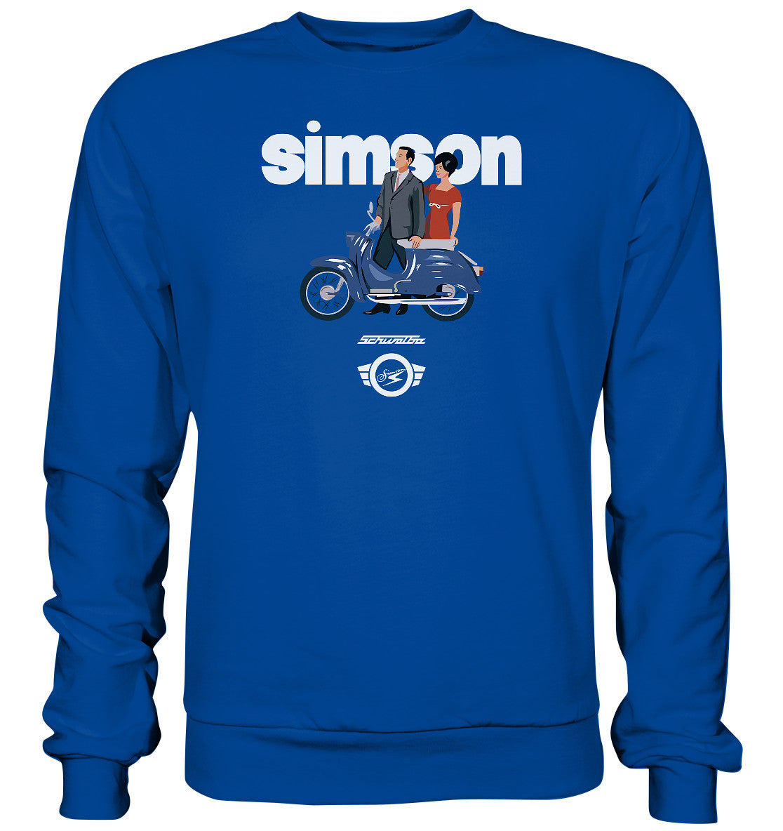 PULLOVER UNISEX • SIMSON SCHWALBE - ORIGINAL WERBUNG 1964