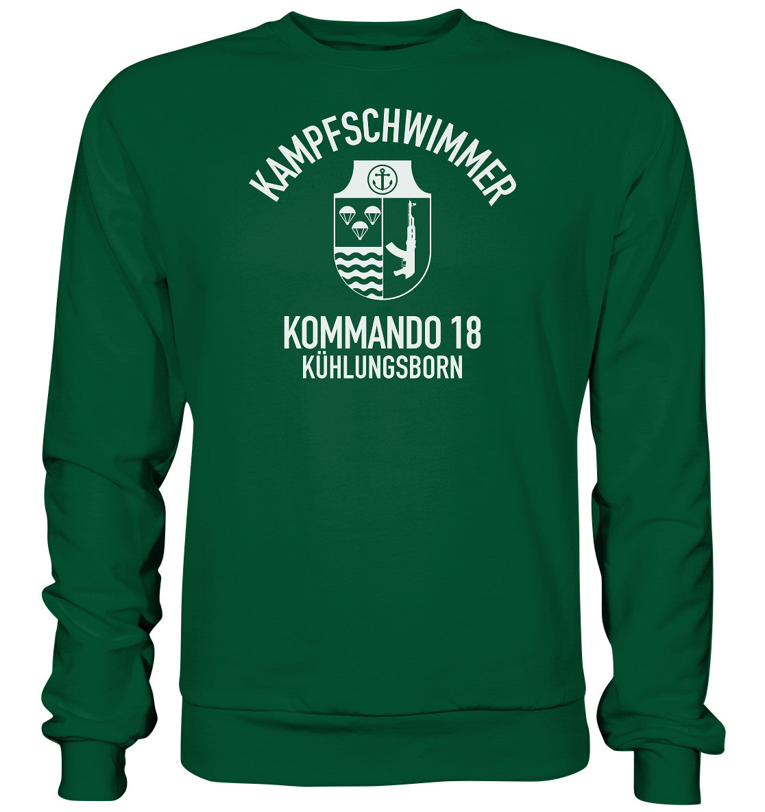 PULLOVER UNISEX • DDR KAMPFSCHWIMMER KÜHLUNGSBORN - dunkel