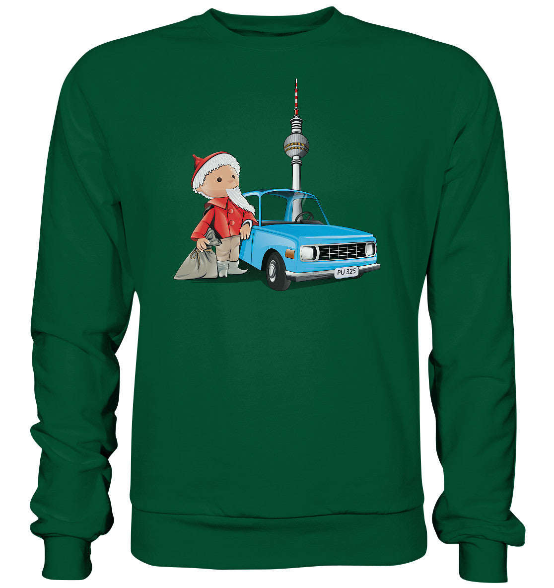 PULLOVER UNISEX • UNSER SANDMÄNNCHEN - MIT WARTBURG IN BERLIN (PU-325)