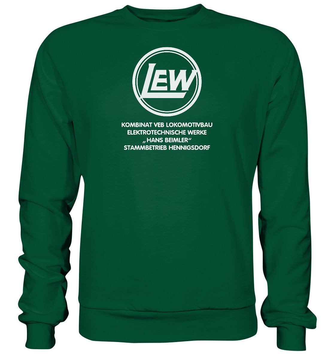 PULLOVER UNISEX • LEW - VEB LOKOMOTIVBAU HENNIGSDORF