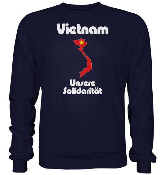 PULLOVER UNISEX • SOLIDARITÄT MIT VIETNAM