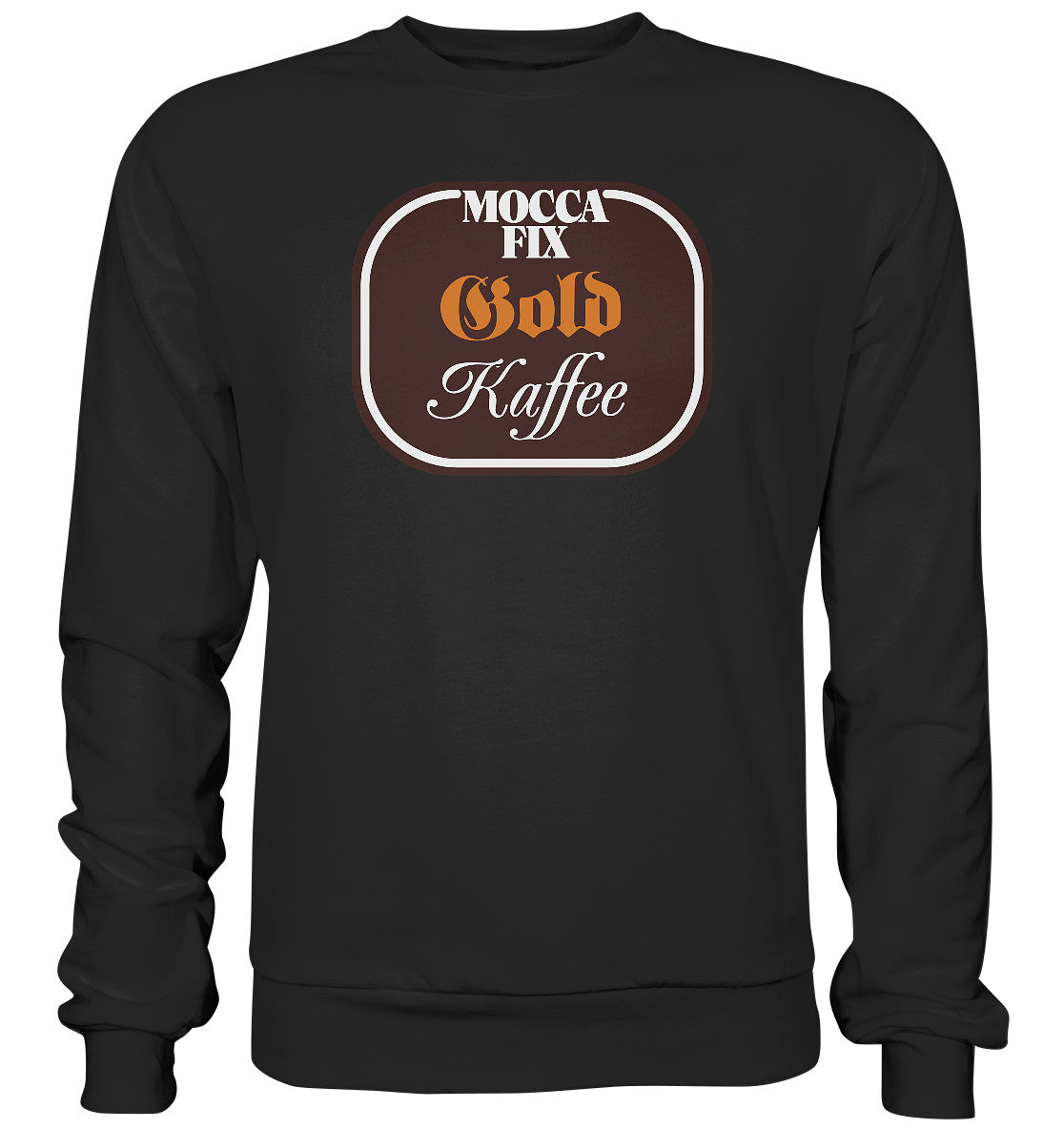 PULLOVER UNISEX • MOCCA FIX GOLD KAFFEE