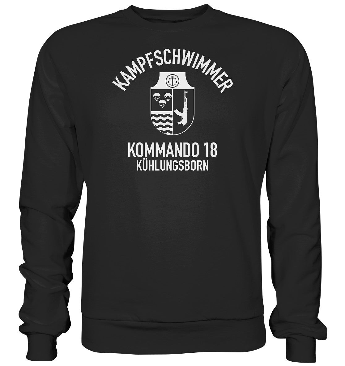 PULLOVER UNISEX • DDR KAMPFSCHWIMMER KÜHLUNGSBORN - dunkel