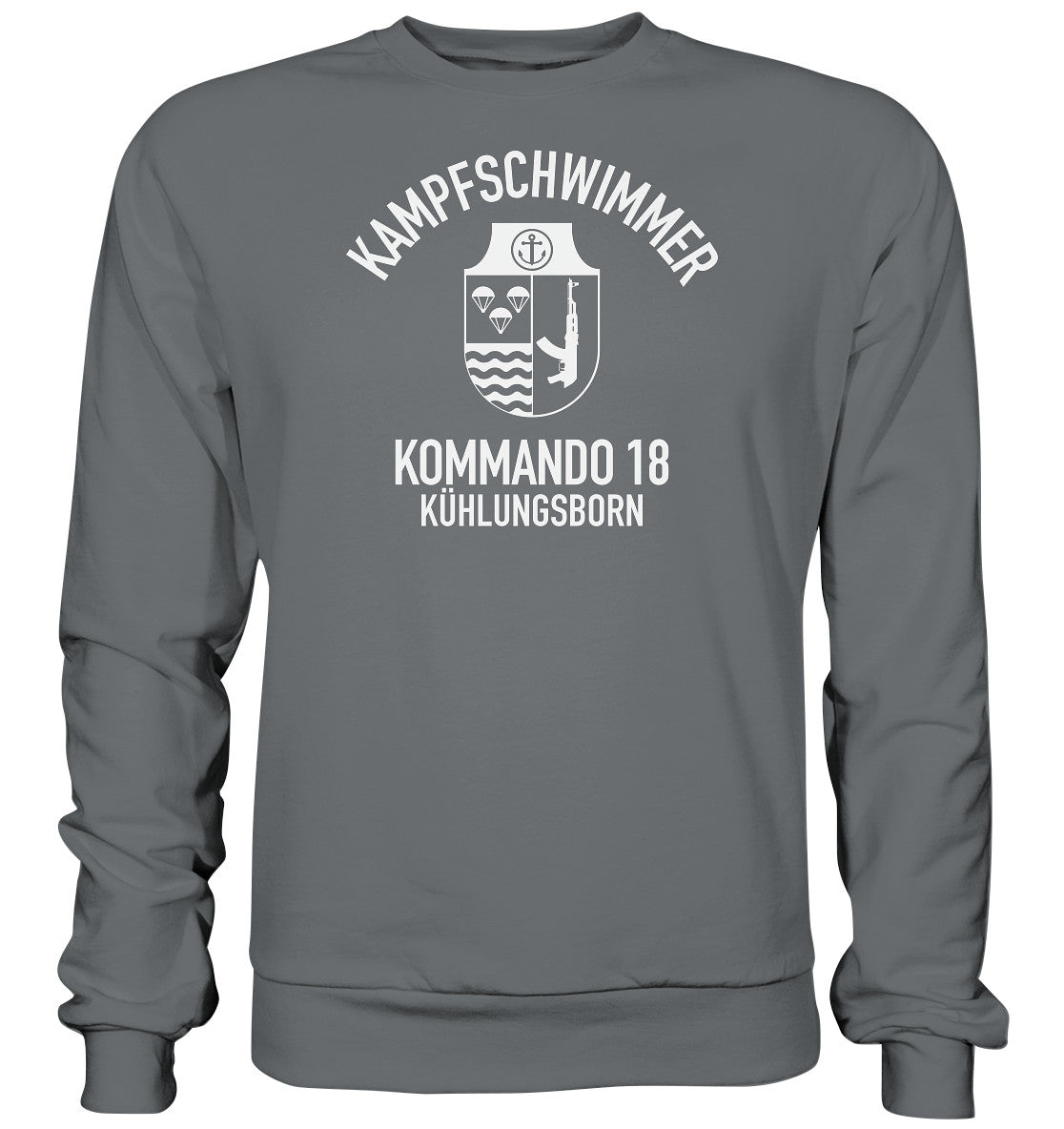 PULLOVER UNISEX • DDR KAMPFSCHWIMMER KÜHLUNGSBORN - dunkel