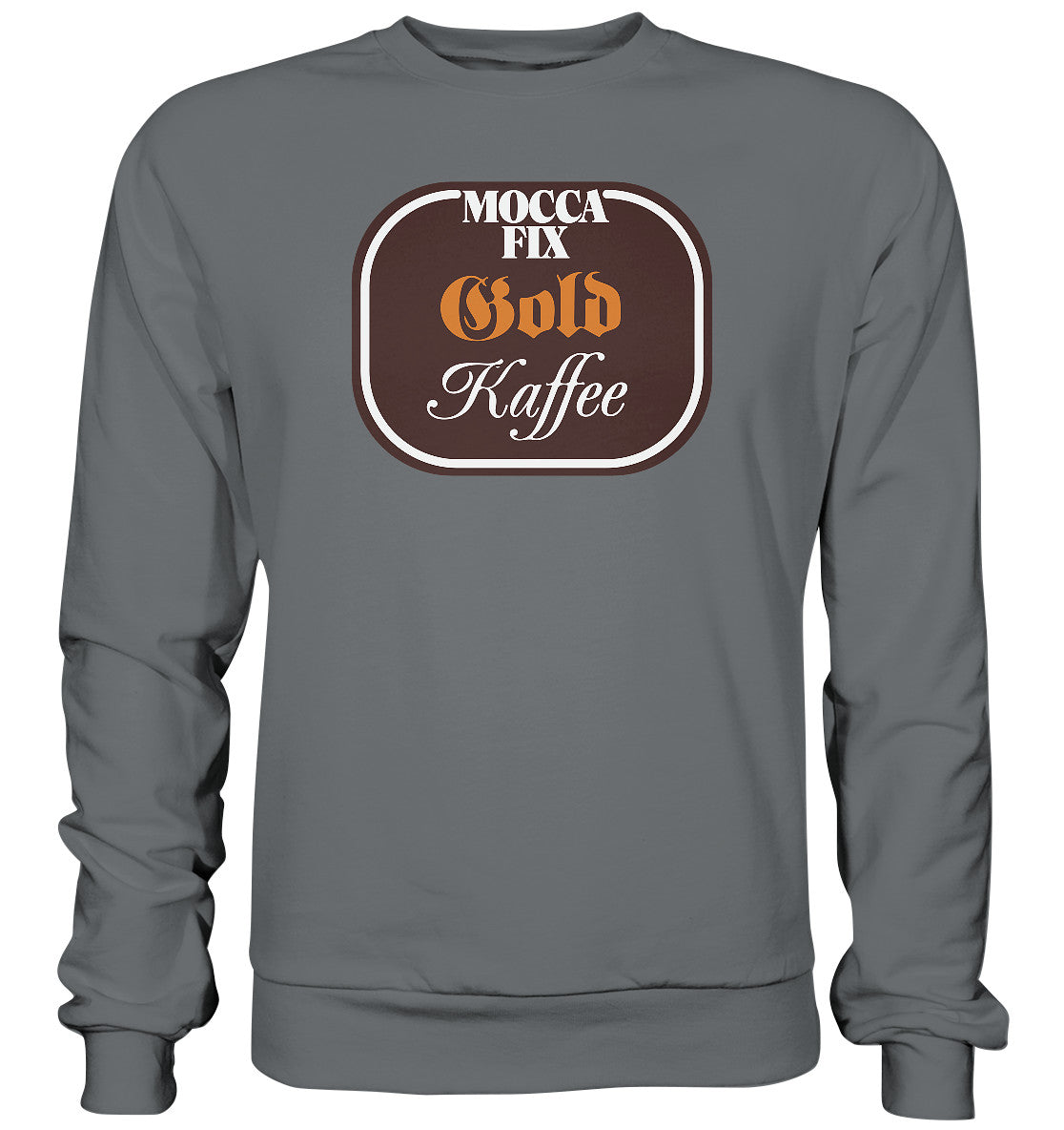 PULLOVER UNISEX • MOCCA FIX GOLD KAFFEE