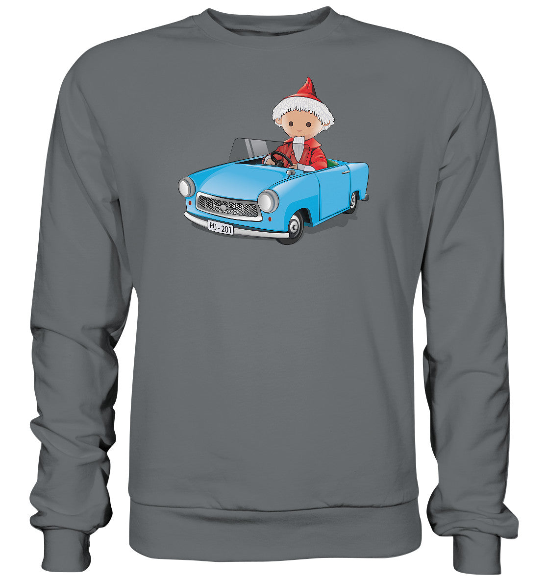 PULLOVER UNISEX • UNSER SANDMÄNNCHEN - TRABI-CRUISER (PU-201)