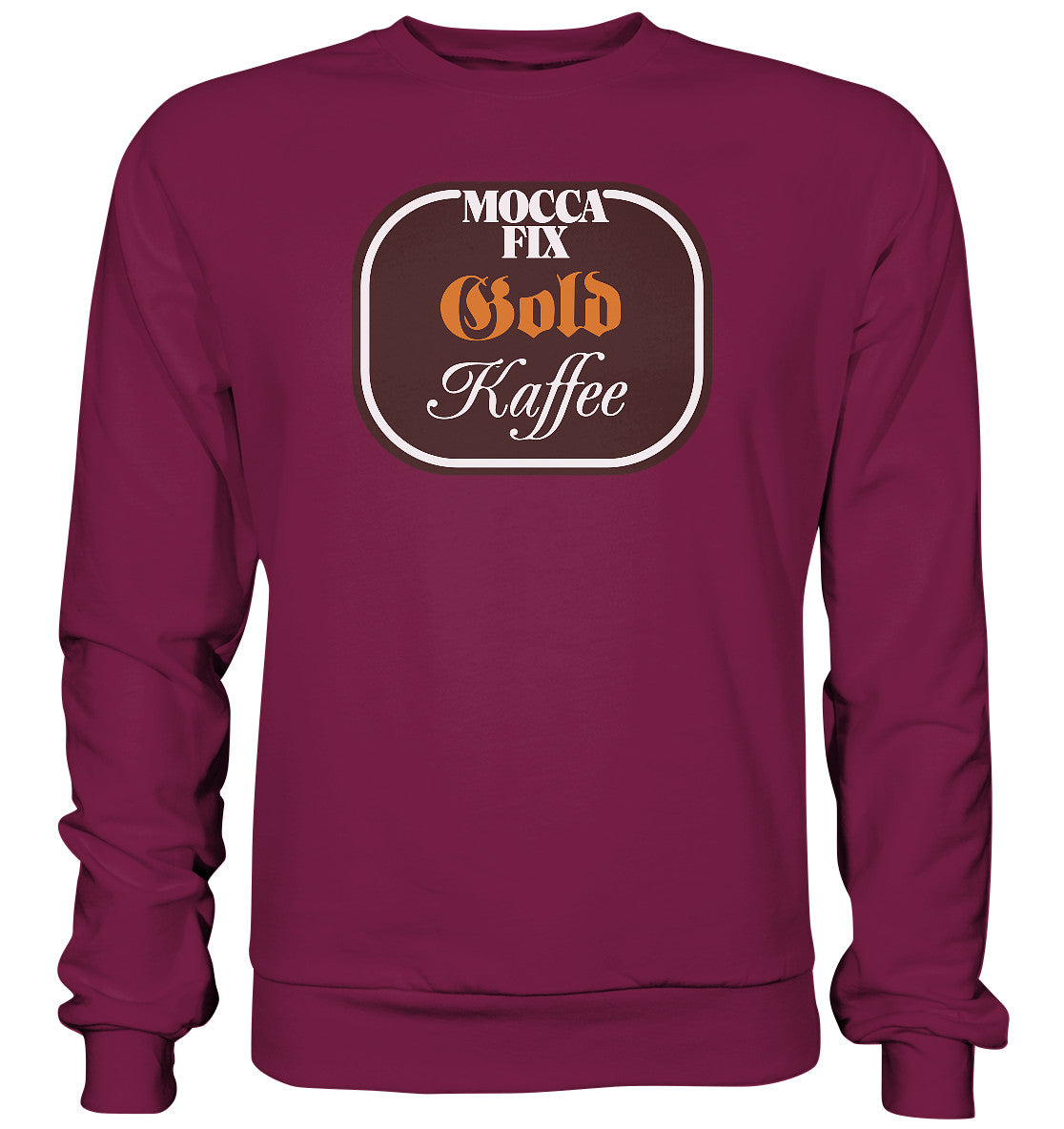 PULLOVER UNISEX • MOCCA FIX GOLD KAFFEE